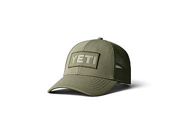 Image of Yeti Core Patch Trucker Hat Olive on Olive, Olive, One Size, 21023005561