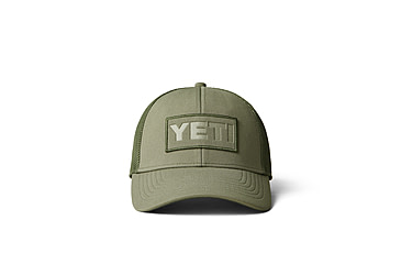 Image of Yeti Core Patch Trucker Hat Olive on Olive, Olive, One Size, 21023005561