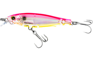 Image of Yo-Zuri 3D Inshore Fingerling Suspending Lure, 70mm, 2-3/4in, Pink Silver Chartreuse, R1409 PSCL