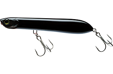 Image of Yo-Zuri 3D Inshore Pencil Popper Floating Lure, 135mm, 5-3/8in, Black, R1433 BL