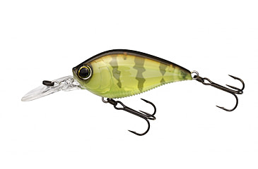 Image of Yo-Zuri 3DB Crank 1.5 Mr Crankbait, 2.37in, 1/2oz 4-6ft, Floating, Prism Chart Perch, R1353 PCPC