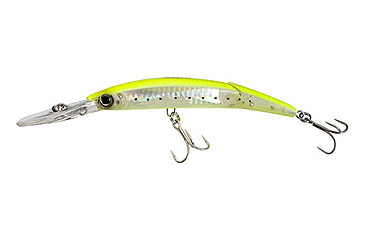 Image of Yo-Zuri Crystal 3D Minnow Deep Diver Jointed Luge, 130mm, Chartreuse, F1155 GHCS