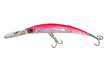 Image of Yo-Zuri Crystal 3D Minnow Deep Diver Jointed Luge, 130mm, Fluorescent Pink, F1155 PK
