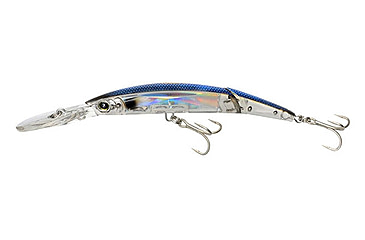 Image of Yo-Zuri Crystal 3D Minnow Deep Diver Jointed Luge, 130mm, Silver/Blue, F1155 B
