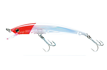 Image of Yo-Zuri Crystal 3D Minnow Sinking Luge, 90mm, Red Head, F1148 C5