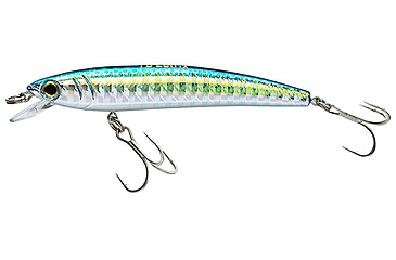 Image of Yo-Zuri Pins Minnow Floating Lure, 50mm, Green/Gold, F1161 M176