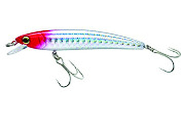 Image of Yo-Zuri Pins Minnow Floating Lure, 50mm, Red Head, F1161 RH