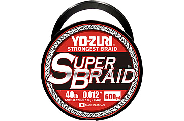 Image of Yo-Zuri SuperBraid Line 600 yd, 40 lb, White, YZ SB 40LB WH 600YD