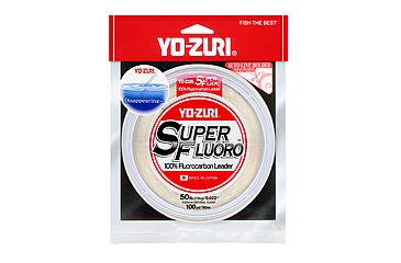 Image of Yo-Zuri Superfluoro Fishing Line, 100yd, 50lb, Natural Clear, YZ SF 50LB NCL 100YD