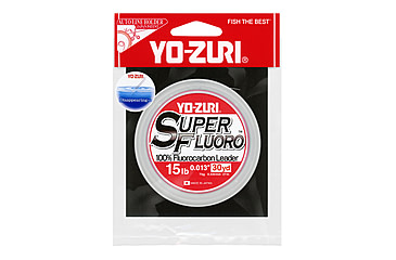 Image of Yo-Zuri Superfluoro Fishing Line, 30yd, 15lb, Natural Clear, YZ SF 15LB NCL 30YD