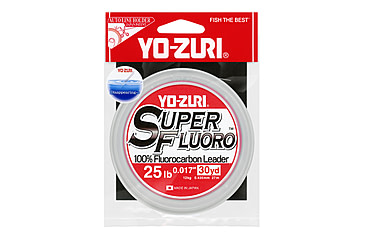 Image of Yo-Zuri Superfluoro Fishing Line, 30yd, 25lb, Natural Clear, YZ SF 25LB NCL 30YD