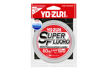 Image of Yo-Zuri Superfluoro Fishing Line, 30yd, 60lb, Natural Clear, YZ SF 60LB NCL 30YD