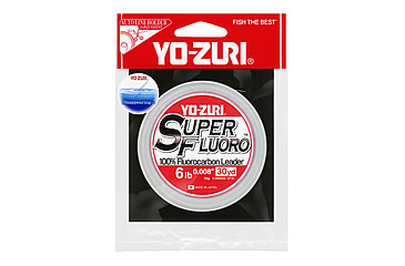 Image of Yo-Zuri Superfluoro Fishing Line, 30yd, 6lb, Natural Clear, YZ SF 6LB NCL 30YD