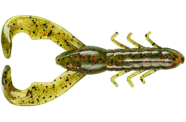Image of Yum Christie Craw Swim Bait, 30 Pack, 3.5in, Watermelon Red Flake 30pk, YCW3BK02-30