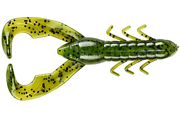 YUM 3.5 Christie Craw Bass Fishing Crawfish, Green Pumpkin, 8 Pack, Made in USA | UK