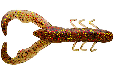 Image of Yum Christie Craw Swim Bait, 8 Pack, 3.5in, Copper Flash, YCW3355