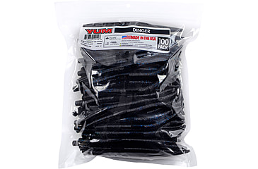 Image of Yum Dinger Bulk Bait, 100 Pack, 5in, Black Blue Flake, YDG5BK21-100