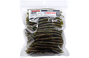 Image of Yum Dinger Bulk Bait, 100 Pack, 5in, Watermelon Red Flake, YDG5BK02-100