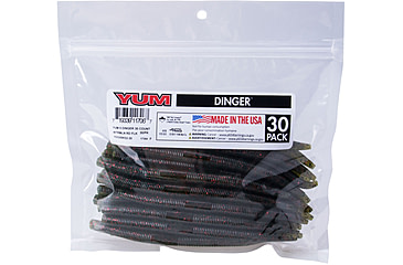 Image of Yum Dinger Bulk Bait, 5in, Watermelon Red Flake, YDG5BK02-30