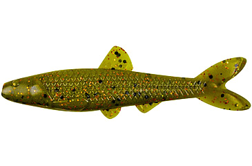 Image of Yum Ned Minnow Bait, 3in, Green Pumpkin Copper, YNM3370