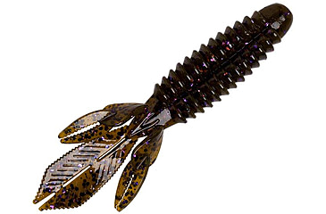 Image of Yum Wooly Bug Bait, 3.25in, Green Pumpkin/Purple, YWBG344