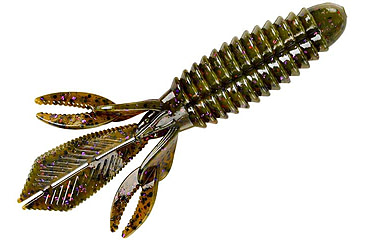 Image of Yum Wooly Bug Bait, 4.25in, Green Pumpkin/Purple, YWBG444