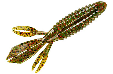 Image of Yum Wooly Bug Bait, 4.25in, Watermelon/Red Flake, YWBG402