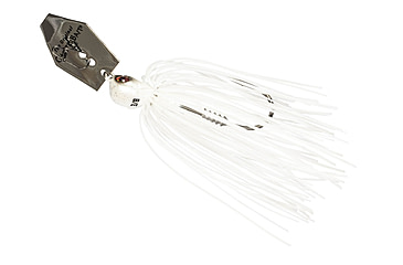 Image of Z-man Chatterbait Elite Evo Bladed Jig, White, 3/8oz, CBEV38-01