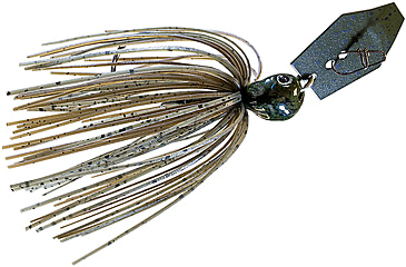 Image of Z-man Chatterbait Jack Hammer Jig Head, 3/8oz, Green Pumpkin, CBJH38-07