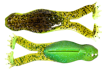 Image of Z-man Goat Toadz Soft Bait, 3 pack, 4 in, Hot Snakes, GTT-349PK3