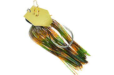 Image of Z-man Original Chatterbait Bladed Swim Jig, 4-1/2in, 3/8oz, Green Pumpkin Purple, 5/0 Hook, CB38-70
