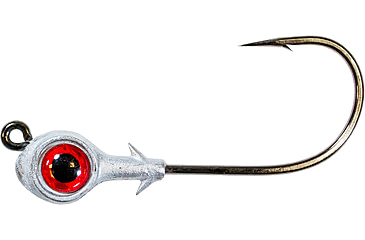Image of Z-man Redfish Eye Jigheads, Red, 1/8oz, 3 per Pack, REJH18-01PK3