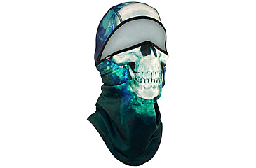 Image of Zan Headgear Sportflex Series Balaclava - Men's, One Size, Paint Skull, WB4L414