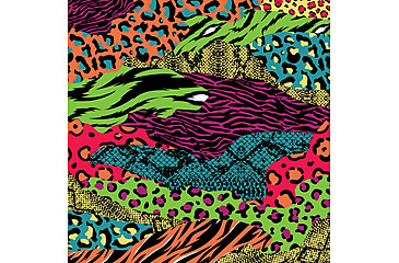 Image of Zan Headgear Cotton Flydanna, One Size, Animal Block, Z713