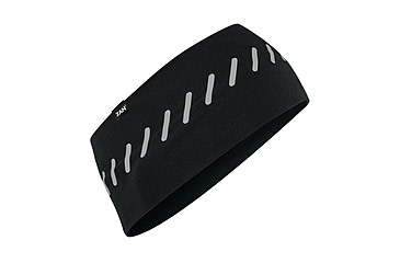 Image of Zan Headgear SportFlex Headband, One Size, Reflective Black, HBL114R