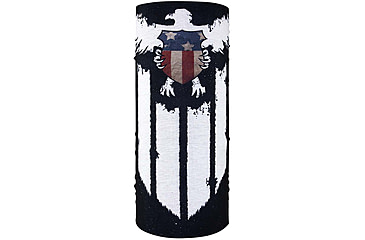 Image of Zan Headgear Polyester Motley Tube, Eagle Shield, Material, Polyester, T457
