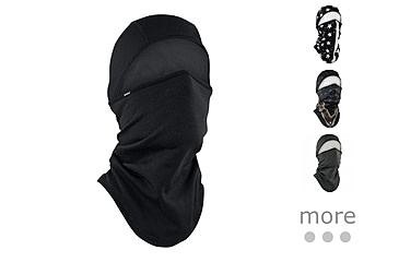 Image of Zan Headgear Sportflex Series Balaclava, Black, Black and White Flag, Black/Orange, Charcoal Heather, Electric Skull, Hi-Viz Orange