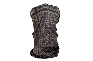 Image of Zanheadgear Motley Tube, Polyester, Houndstooth, Olive T235