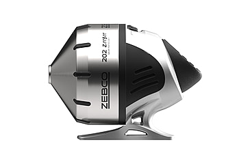 Image of Zebco 202 ZeeBee Spincast Reel and Rod Combo, 5ft 6in Rod, Med-Light, Mod-Fast, SZ 30 Reel, RH Retrieve, 29-PC Eagle Claw Tackle Kit, Silver/Black, 202ZB1EC562ML.FB4