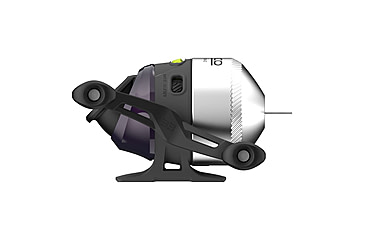 Image of Zebco 33 Custom-Z Spincast Reel and Rod Combo, 6ft 6in 2-PC Telescopic Rod, Medium, Fast, SZ 30 Reel, 4.1-1 Ratio, 2-PC Strike King Tackle Kit, Silver/Purple, 33CZ2SK662M.FB4