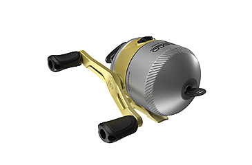 Image of Zebco 33 Gold Max Spincast Reel and Rod Combo, 6ft 6in 2-PC Fiberglass Rod w/ Cork Handle, QuickSet Anti-Reverse Reel, Silver/Gold, 33MXG662MHA.NS4