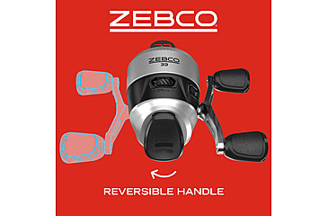 Image of Zebco 33 Gold Max Spincast Reel and Rod Combo, 6ft 6in 2-PC Fiberglass Rod w/ Cork Handle, QuickSet Anti-Reverse Reel, Silver/Gold, 33MXG662MHA.NS4