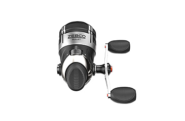 Image of Zebco Bullet Spincast Reel, SZ 20 Reel, Fast 28.9 Inches Per Turn, 5.8-1 Ratio, Durable All-Metal Construction, Solid-Brass Pinion Gear, Pre-spooled w/ 6 lb Zebco Fishing Line, Black, ZB20.BX3