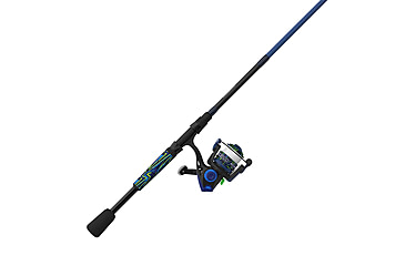 Image of Zebco Roam Spinning Reel and Rod Combo, 6ft 2-PC Fiberglass Pole, Split ComfortGrip Handle, Soft-Touch Handle Knob, SZ 20 Reel, Green/Blue, ROAMBG20602ML.NS3