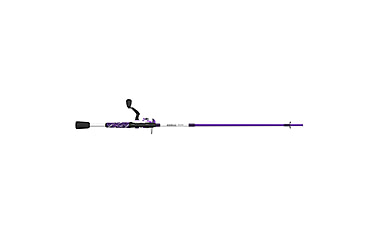 Image of Zebco Roam Spinning Reel and Rod Combo, 6ft 2-PC Fiberglass Pole, Split ComfortGrip Handle, Soft-Touch Handle Knob, SZ 20 Reel, Purple, ROAMPR20602ML.NS3