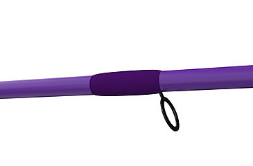 Image of Zebco Roam Spinning Reel and Rod Combo, 6ft 2-PC Fiberglass Pole, Split ComfortGrip Handle, Soft-Touch Handle Knob, SZ 20 Reel, Purple, ROAMPR20602ML.NS3