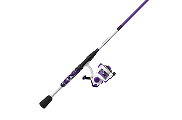 Image of Zebco Roam Spinning Reel and Rod Combo, 6ft 2-PC Fiberglass Pole, Split ComfortGrip Handle, Soft-Touch Handle Knob, SZ 20 Reel, Purple, ROAMPR20602ML.NS3