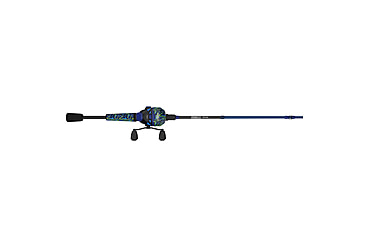 Image of Zebco Roam Spincast Reel and Rod Combo, 6ft 2-PC Fiberglass Pole, ComfortGrip Handle, QuickSet Anti-Reverse Reel, Pre-Spooled w/ 10lb Zebco Line, Blue/Green, ROAMBG3602M.NS3