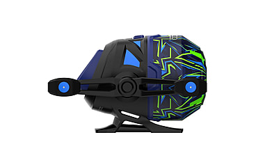 Image of Zebco Roam Spincast Reel and Rod Combo, 6ft 2-PC Fiberglass Pole, ComfortGrip Handle, QuickSet Anti-Reverse Reel, Pre-Spooled w/ 10lb Zebco Line, Blue/Green, ROAMBG3602M.NS3