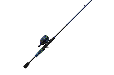 Image of Zebco Roam Spincast Reel and Rod Combo, 6ft 2-PC Fiberglass Pole, ComfortGrip Handle, QuickSet Anti-Reverse Reel, Pre-Spooled w/ 10lb Zebco Line, Blue/Green, ROAMBG3602M.NS3